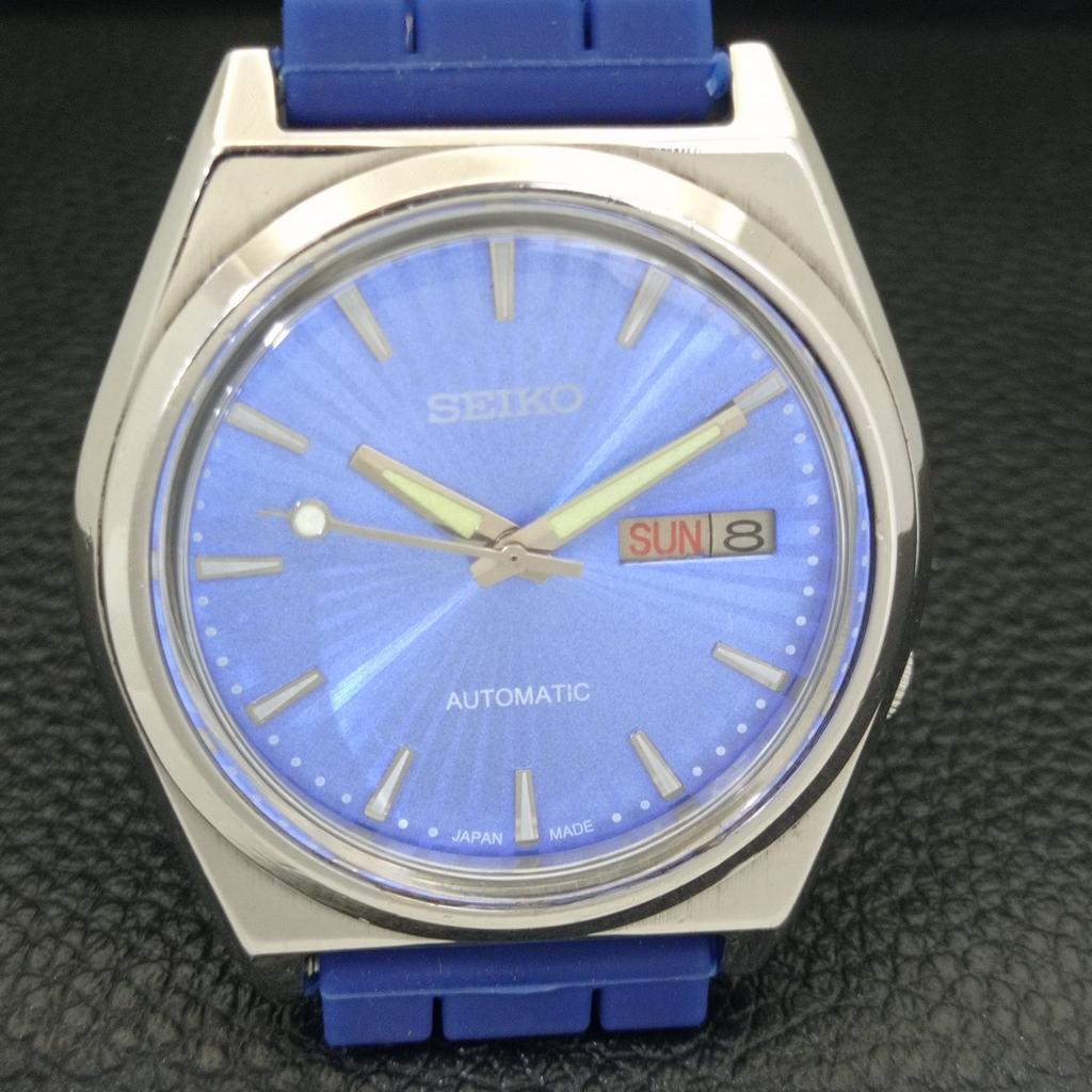Seiko АВТОМАТИЧЕСКИЕ 7009A ЯПОНИЯ МУЖСКИЕ ВИНТАЖНЫЕ СИНЕГО ЦВЕТА ЦИФЕРБЛАТ ЧАСЫ a701473-5