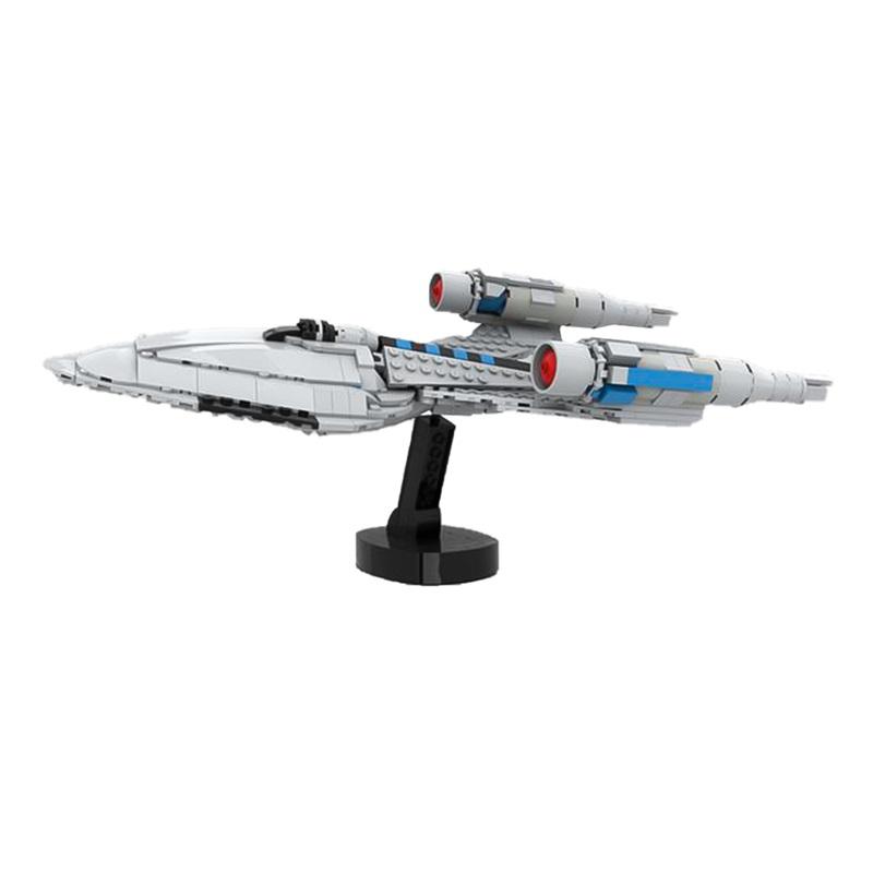 Building blocks Star Trek Protosta spacecraft assembling children's toys as gifts