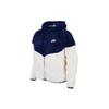 Спортивная куртка Windrunner Plush Warm Solid Color Hooded Zip Jacket Women Jackets Blue White CZ4073-492