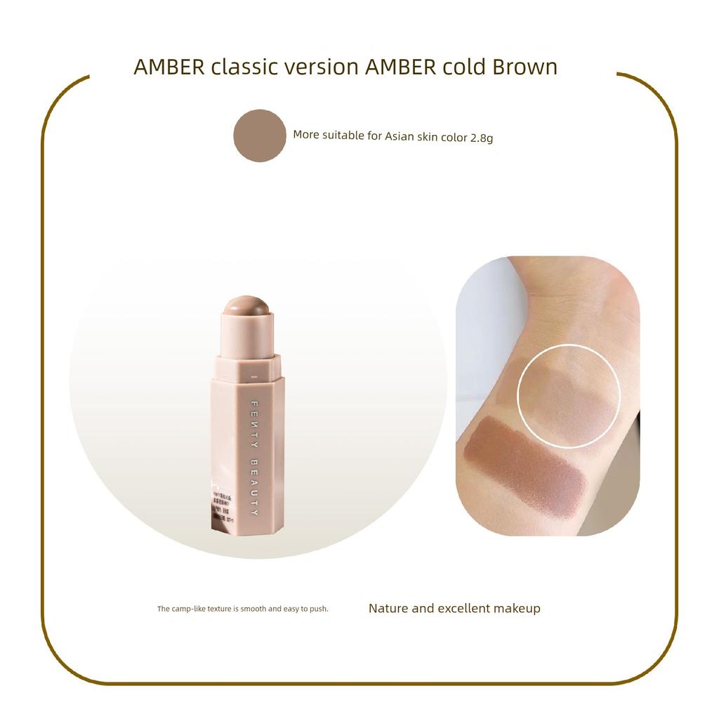 Четкие контуры! Fenty Beauty Контурный стик Рианна Алмазный хайлайтер Жемчужные подсвечивающие тени Янтарный