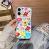 Яркий чехол-сердце с цветами для iPhone 17, 16 Pro Max, 15 Pro - Новый минималистичный стиль