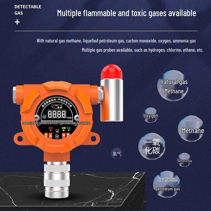LFang PLT219 Commercial Industrial Gas Leak Detector with Auto Shut-off
