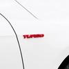 TURBO автомобиля 3D наклейки из цинкового сплава, задняя этикетка для кузова, боковая отделка, наклейки для стайлинга автомобиля, декоративная наклейка, аксессуары для внешнего декора авто