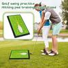 Golf Swing Practice Mat,Pearl Scale Recording Track, Outdoor Hitting Mat,Golf Beginner Training Auxiliary Mat,Swing Exerciser