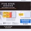 Five Star 17010 Усиленная бумага для тетрадей, 20 фунтов, в клетку для колледжа, 11 x 8 1/2, Белая, 100 листов