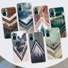 Forest Geometry Wood Nature Phone Case For Xiaomi Redmi Note 10 Pro Max 10S 9 9S 9T 8 8T 11T 11S 11 5G 11E 7 6 5 4X Coque Cover