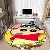 1pc Crayon Shin-chan Office Round Area Rug, Under Office Chairs Bedroom Living Room Home Decor  a1022153