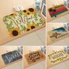 Cross-Border Welcome Letter Mat: Entryway, Kitchen, Absorbent Floor Mat
