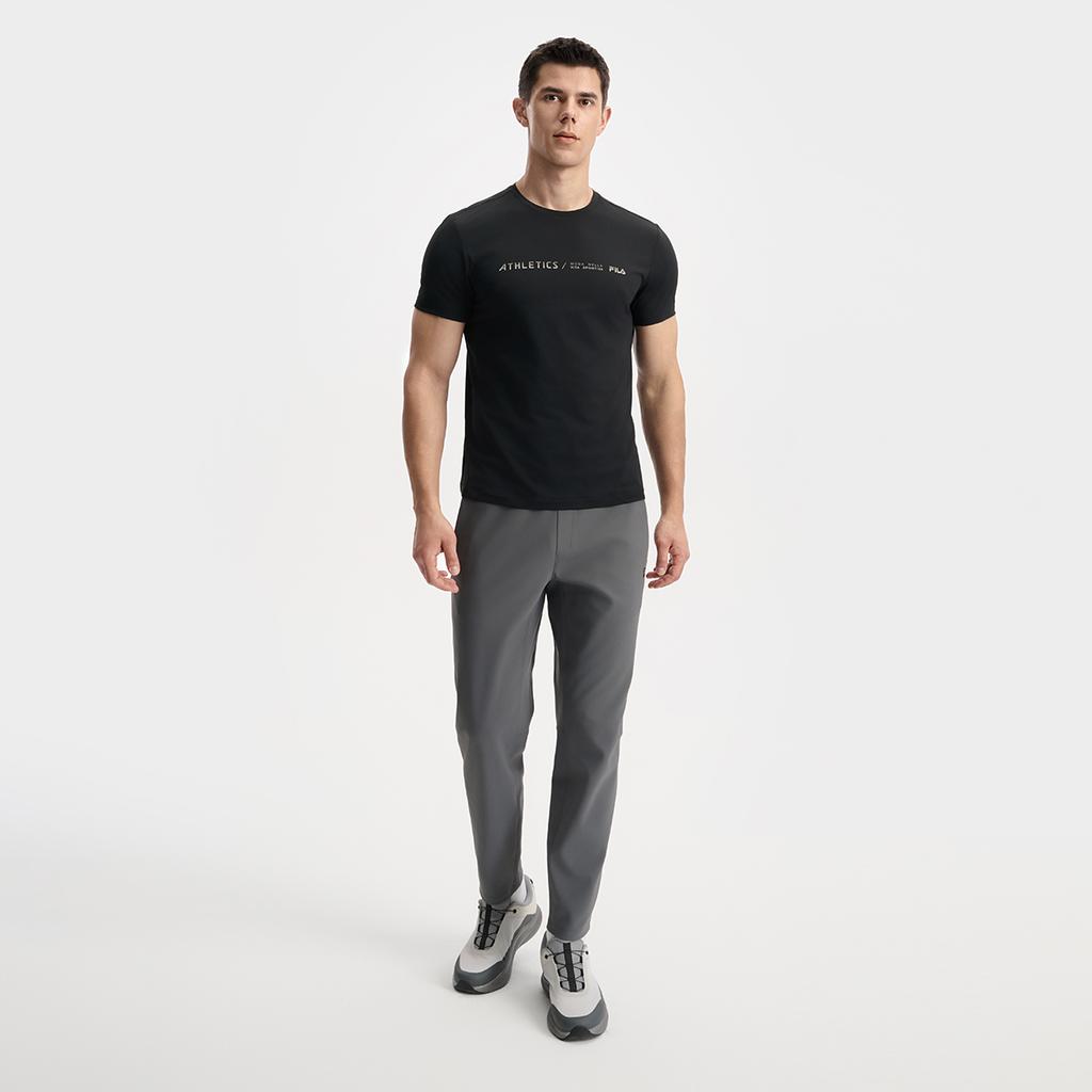 Новая FILA A.P. Мужские вязаные спортивные штаны Silent Gray A11M531605FDY