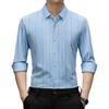 Рубашка с длинным рукавом Зимняя Business Casual В полоску