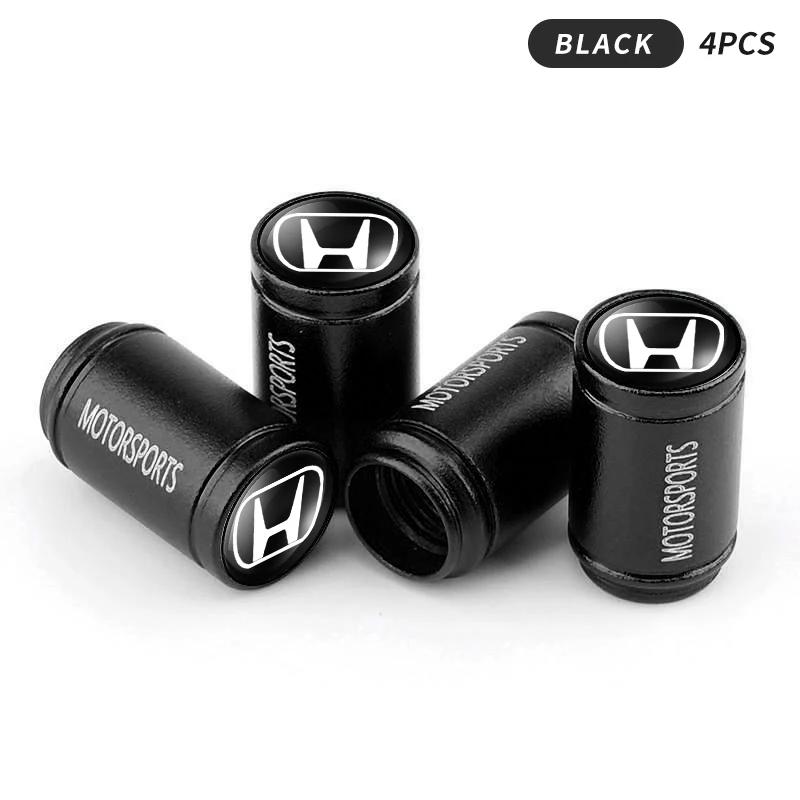 4Pcs 3D Aluminum Alloy Car Wheel Tire Air Valve Dust Caps Rim Accessories for Honda Mugen Power Civic Accord CRV Hrv Jazz aij256