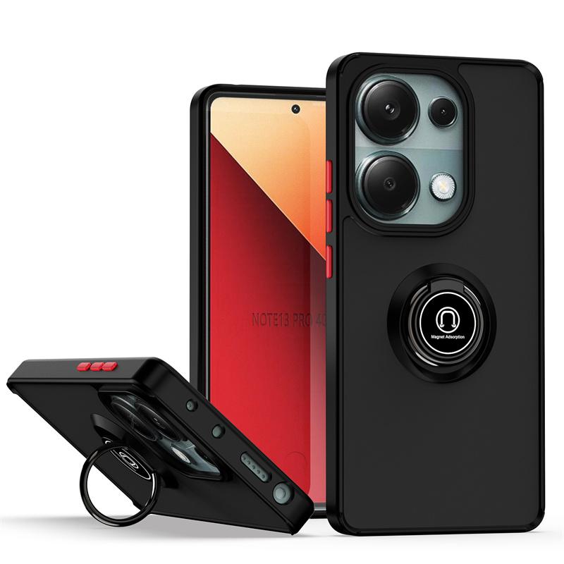 Чехол Armor Case для Xiaomi Redmi Note 13 Pro 5G Note 13 Pro+ Plus защитный чехол кольцо магнитный держатель подставка чехол Funda Capa