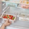 Fridge Organizer Box Retractable Multifunctional Tiered Refrigerator Shelf Fresh Divider Layer Shelf Kitchen Storage Organizer