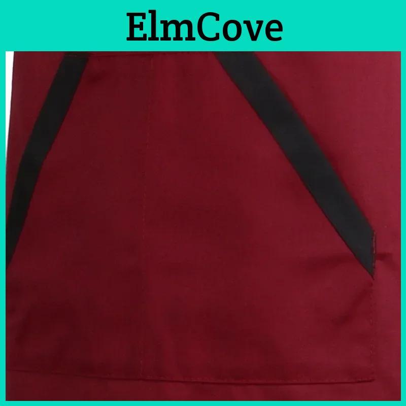 With Apron Apron Halterneck Unisex 2 Pockets Chef Waiter Kitchen Cook Tool Hair Cutting Styling Wrap Cloth Tools Kitchen Apron
