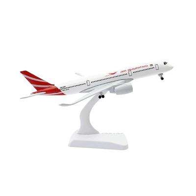Модель самолета 1/400 Игрушка для детей A350 Маврикий 20 см Металлический сплав Литье под давлением Декорация Коллекция Подарок Дети Мальчики Энтузиаст