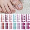 Наклейки для ногтей с блестками в стиле Y2K - Водонепроницаемый однотонный цвет для летнего нейл-арта
