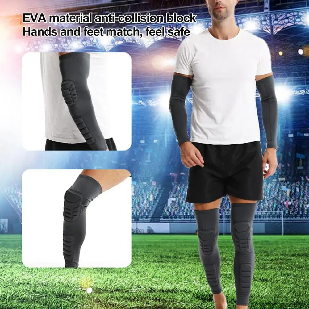 High Elastic Breathable Impact-Resistant Shin Sleeve 1Pc Sports Knee Pad and Football Shin Guard Protective Equipment