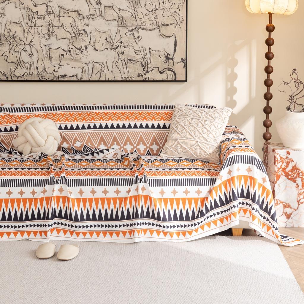 1 шт. Богемное покрывало для дивана с принтом, универсальное для дивана в гостиной, чехол для дивана в стиле бохо, мягкий, подходит для домашних животных, многофункциональный протектор