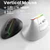 Беспроводная мышь 2.4G Двухрежимная RGB Вертикальная мышь Bluetooth Мышь Перезаряжаемая Бесшумная мышь Эргономичные мыши для ПК Ноутбука Настольного компьютера