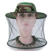 Camouflage Outdoor Fishing Cap Anti-Mosquito Insect Hat Fishing Hat Bug Mesh Face Protector Travel Camping Cap