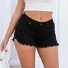 Womens Ripped Jeans Shorts Summer Stretch Skinny Distressed Straight Leg Stylish High Waist Curvy Denim Shorts Sexy