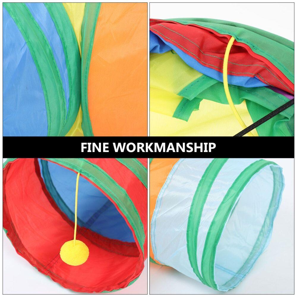 Портативный маленький колокольчик для игр с маленькими животными, туннель для домашних животных, домик для хомяка, туннель для кошки