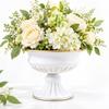 Luxury Finish Metal Vase High-footed Design Flower Pot European Urn-shaped Vase  Floral Arrangement