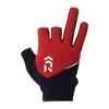 Daiwa Cold Weather Light Grip XL (ДАЙВА) Перчатки, трехпалые, DG-6225W, Красные,