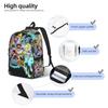 Модный рюкзак Saint Seiya Mochilas Крутой для кемпинга Ретро Стирка