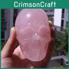 Skull Pink Art Figurine Handicraft Living Room Display Decoration Gifts Toy