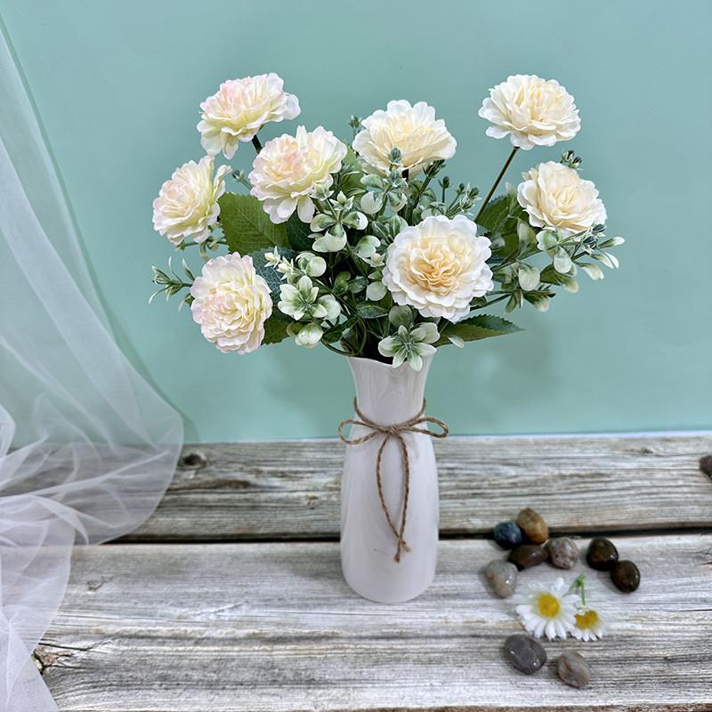 Искусственный пион цветок свадьба отель ресторан украшение орнамент настольный