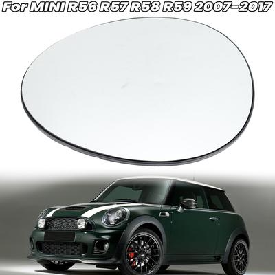 Стеклянная линза зеркала заднего вида для BMW MINI R56 R57 R58 R59 2007 2008 2009 2010 2011-2014 Стеклянная линза бокового зеркала Автомобильные аксессуары