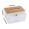 Multifunctional Bamboo Pen Cover Remote Control Safe Storage Container For Home And Office | Paper Holder