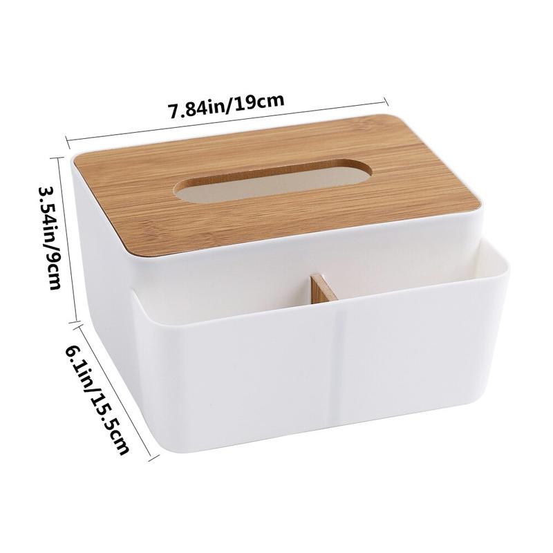 Multifunctional Bamboo Pen Cover Remote Control Safe Storage Container For Home And Office | Paper Holder