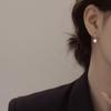 Серьги-крючки из стерлингового серебра 925 пробы с жемчугом в стиле ретро — элегантный дизайн высокого класса для женщин