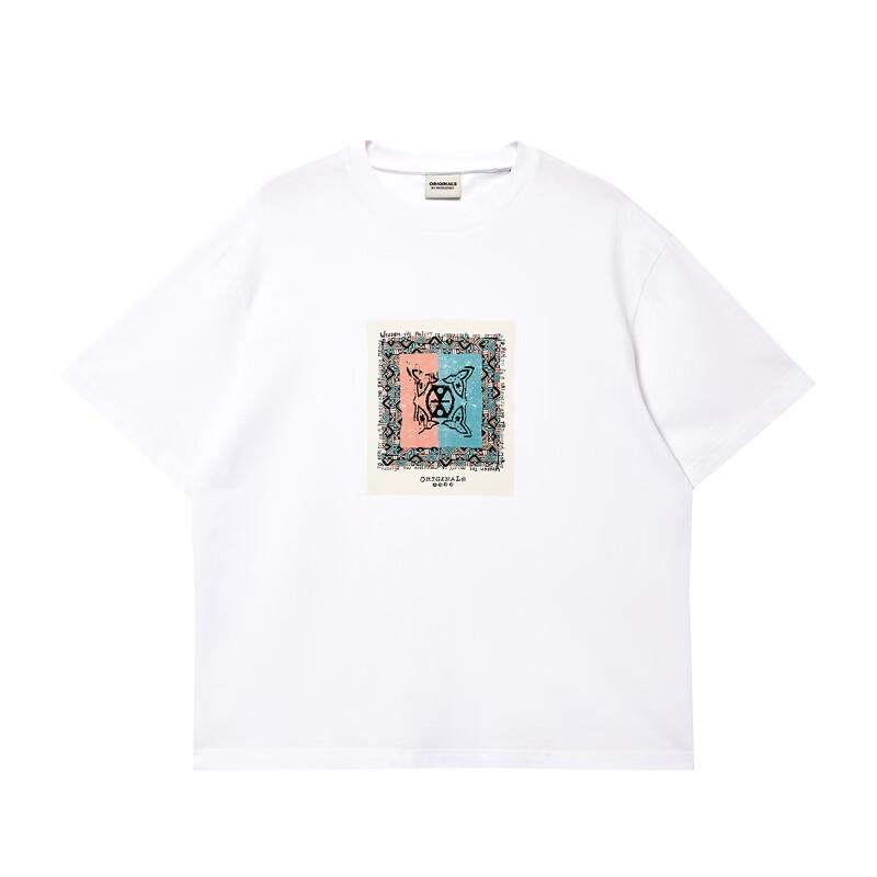 Jack&Jones Мужская хлопковая футболка с коротким рукавом