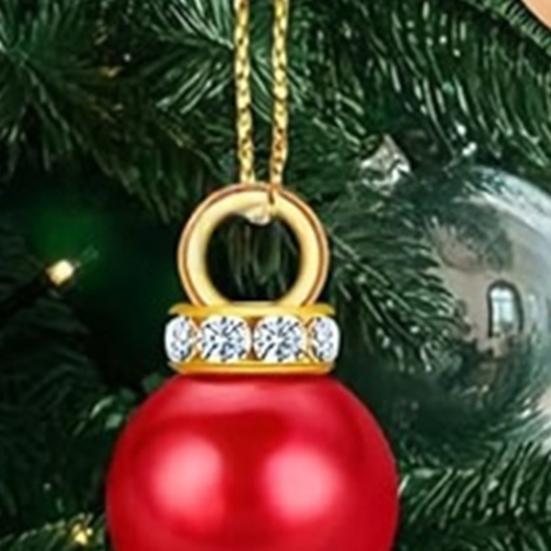 60Pcs 16MM Mini Christmas Ball Shatterproof Plastic Reusable Holiday Decoration Xmas Tree Hanging Colorful Glossy Ball Ornament Pendant