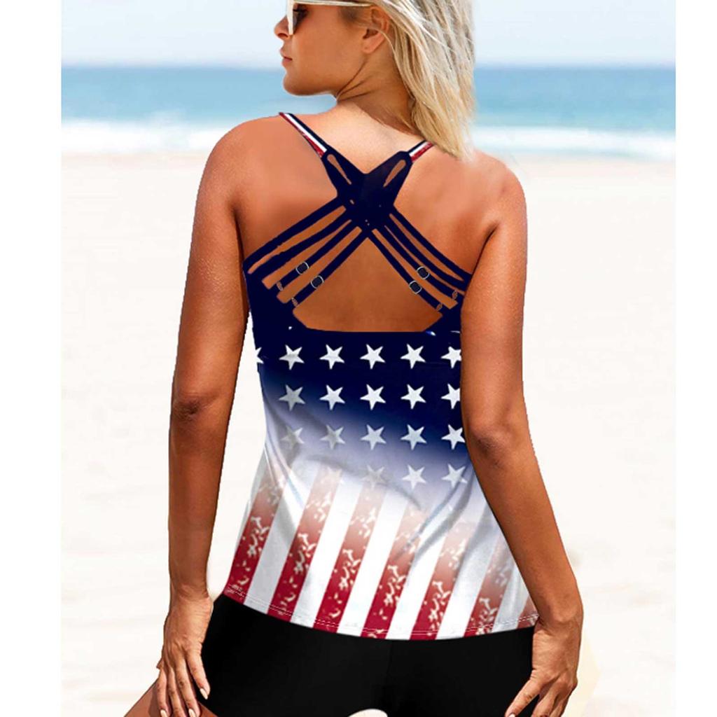 Женский купальник бикини с принтом Lag, круглым вырезом, облегающий, с разрезом