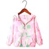 Новая детская весенне-осенняя рубашка на молнии с капюшоном, куртка для девочек, пальто