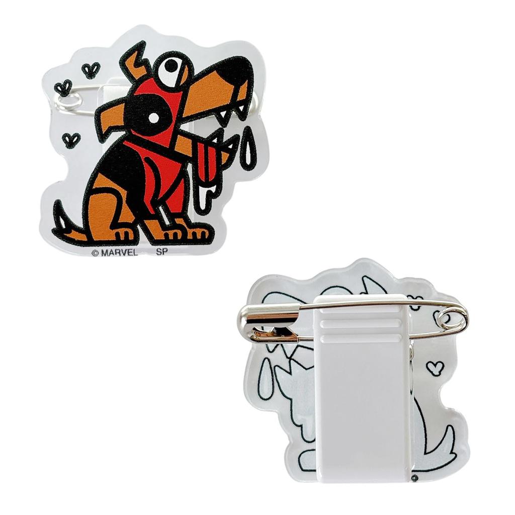 Small Planet Marvel Акриловый значок SD Полный набор из 5 штук «Дэдпул и Росомаха»