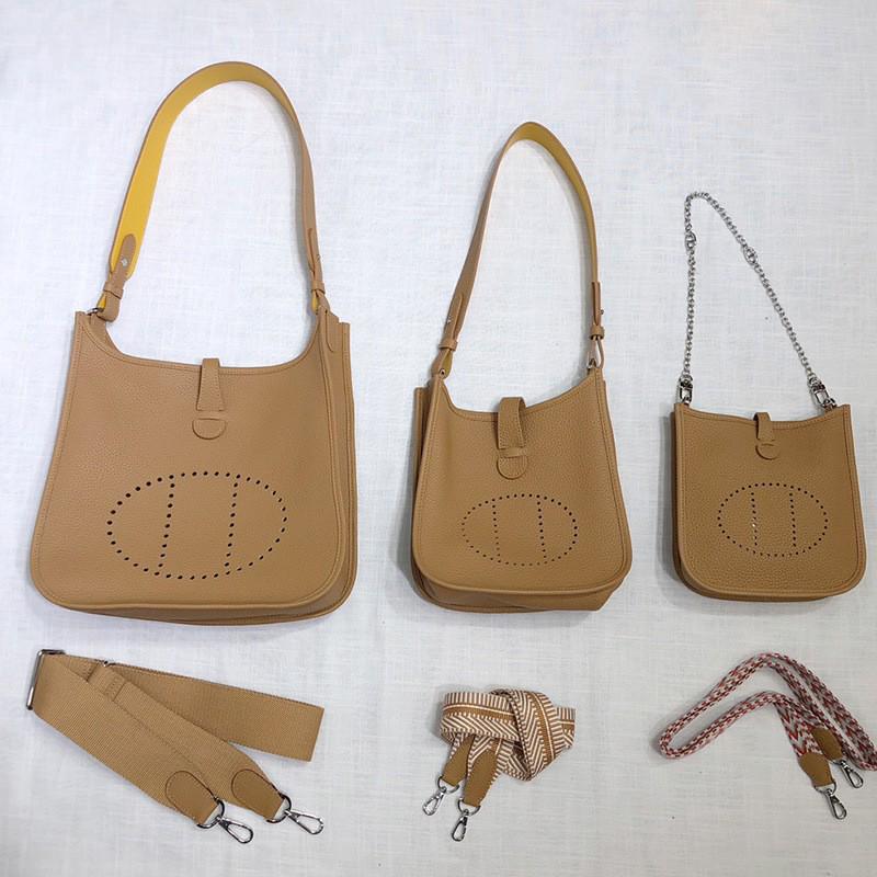 Женская мини-сумка-ведро из натуральной коровьей кожи с узором личи Evelyn Design