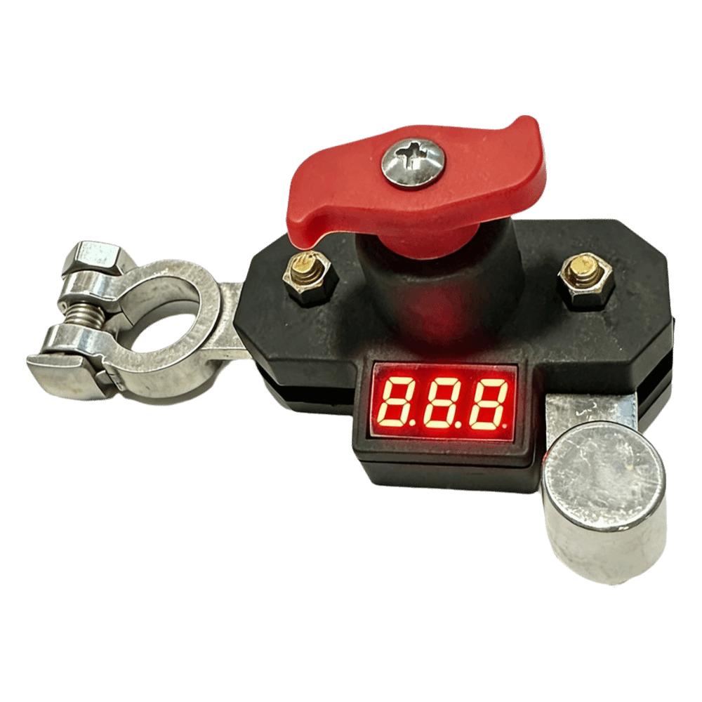 Digital Voltage Display Battery Safety Cut-off Switch Battery Power Switch Vehicle Electrical
