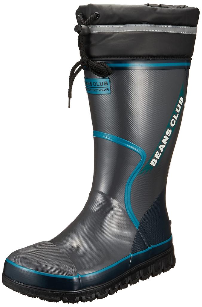 Fukuyama Rubber Beans Club Work Shoes, Gray, Size 3L (28.0-28.5cm)