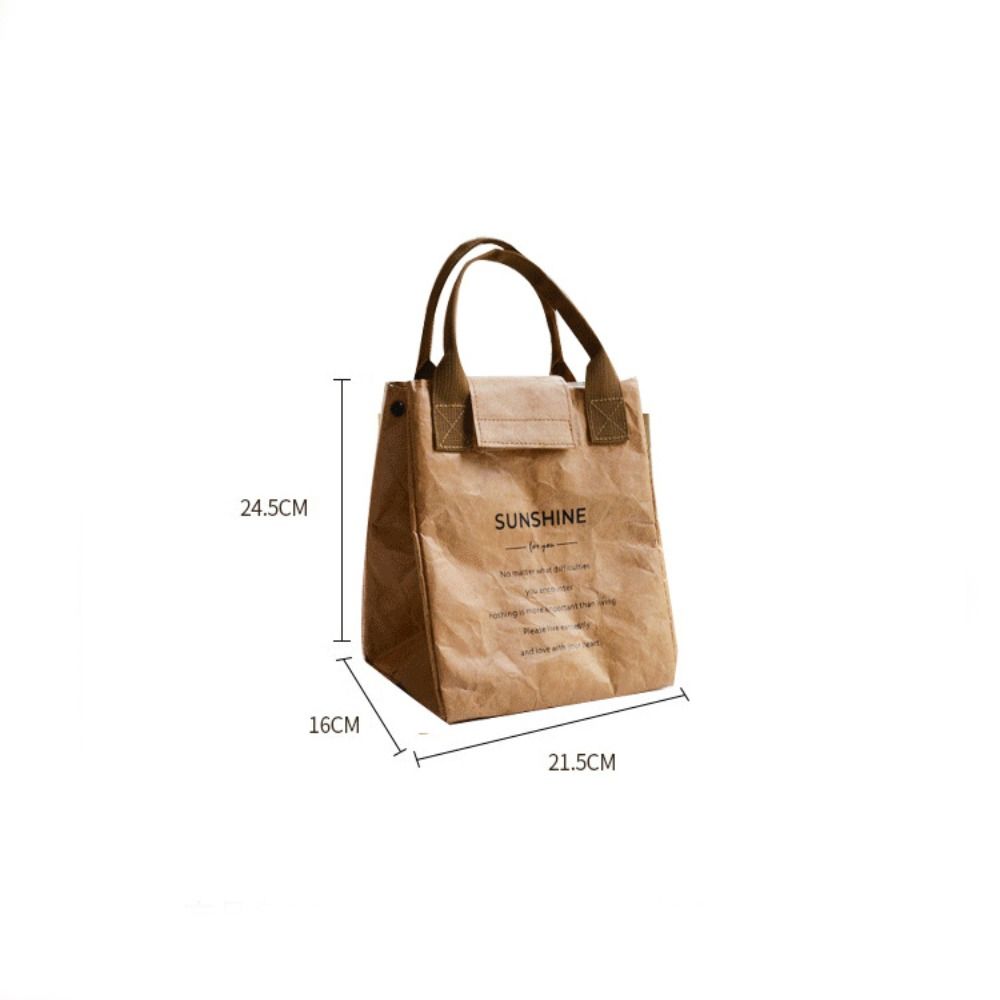 Waterproof Outdoor Picnic Storage Bag Dupont Paper Tote Bag Lunch Bag