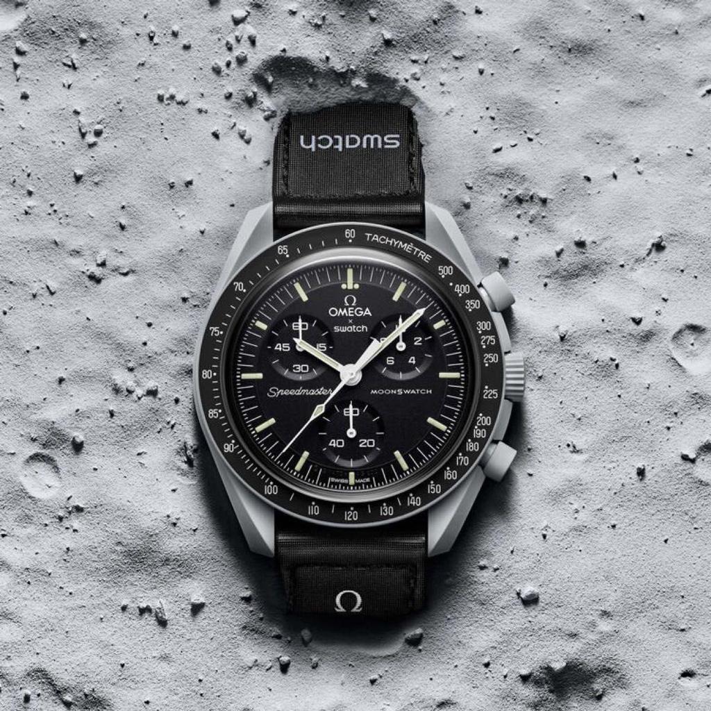 Б/у Moon Swatch Omega Moonswatch Moon Speedmaster Swatch Omega Speedmaster Новый