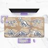 Dinosaur fossil skeleton design mousepad table mat playmat large size keyboard accessories laptop games bedroom mousepad