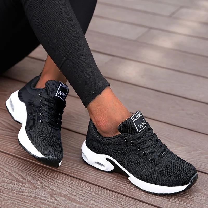 Women Platform Casual Sneakers Shoes Mesh Breathable Running Shoes Chunky Summer Sports Tenis Shoes  Luxury Vulcanize Shoes