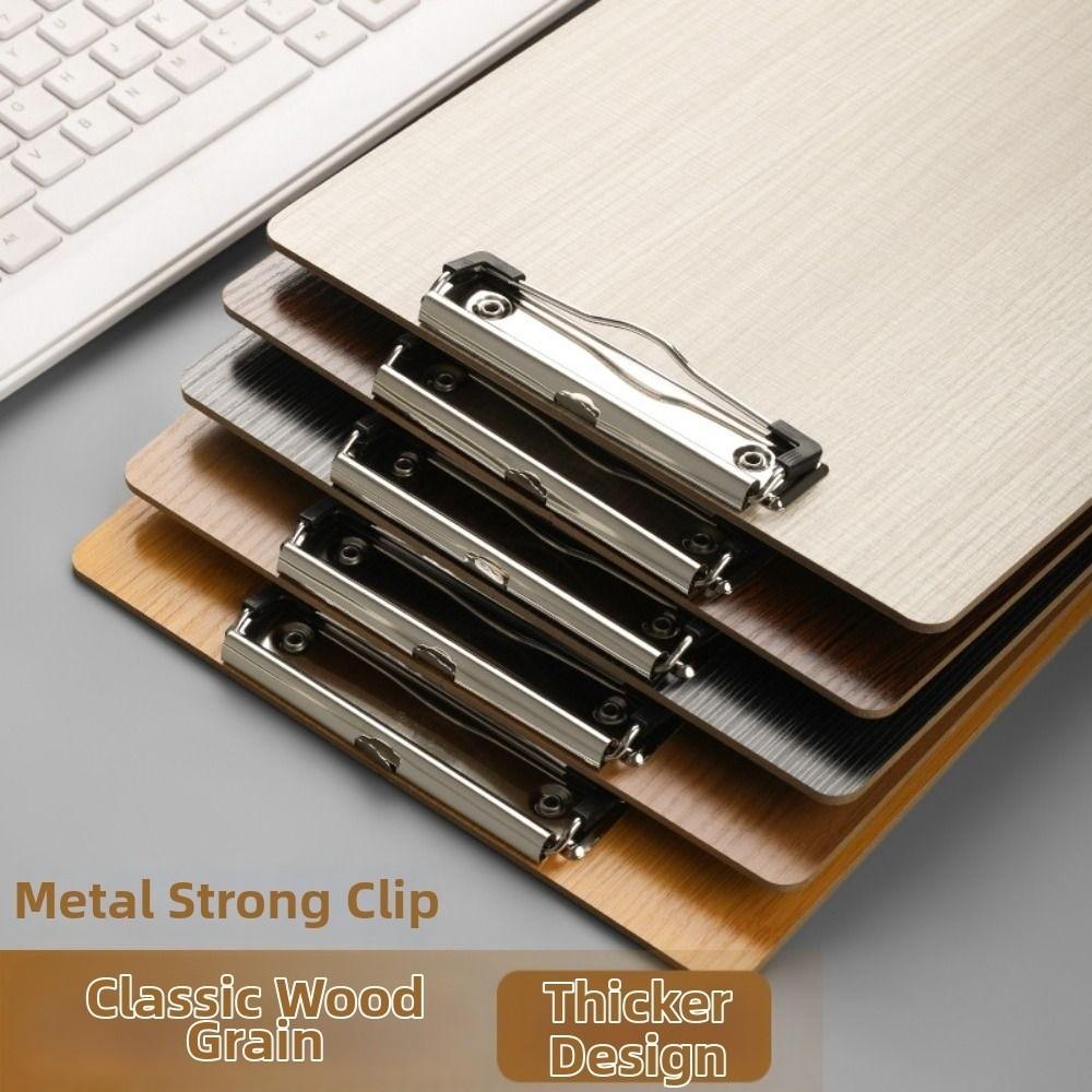 Reinforced A4 Memo Folder Hardboard File Clip Board Portable Writing Clipboard Sketching Board