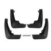 4Pcs Car Mudguard Protective Impact Proof High Strength Black Splash Guard Mud Flap for Captur 2019 