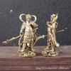 Латунь Войны И Портрет Гуань Гун Бог Богатства Статуя Будды Украшения Домашние Поделки Медь